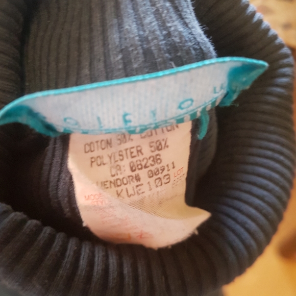 π Vintage Weekend Edition Navy Turtleneck π’ - Picture 6 of 6